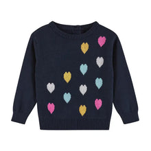 Load image into Gallery viewer, Infant Heart Sweater w/Pink Legging Set
