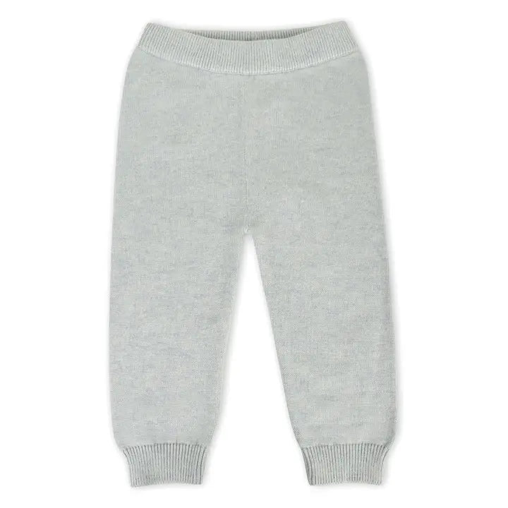 Pocket Sweater Knit Baby Legging Pants (Organic Cotton-Heather Grey)