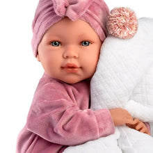 Load image into Gallery viewer, 16.5&quot; Articulated Newborn Doll Addison with Cushion
