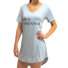 Load image into Gallery viewer, Hello Mello® Let Me Sleep V-Neck Sleep Shirt (Grey)
