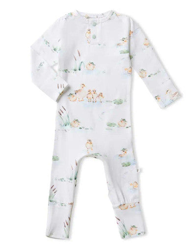 Snuggle Honey duck pond grow suit  (6-12months)