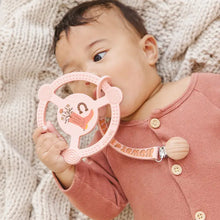 Load image into Gallery viewer, Silicone Teether Ring with Detachable Clip Bloomin&#39; Boot
