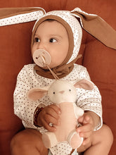 Load image into Gallery viewer, Bitzy Pal Natural Rubber Pacifier &amp; Plush (Bunny)
