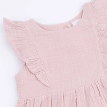 Load image into Gallery viewer, Lotus Flower Ducklings - Ruffle Sleeve Dress and Bloomer
