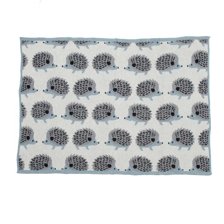 Baby Hedgehog Blanket (Blue)