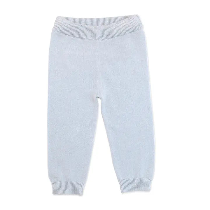 Milan Baby Legging Pants Sweater Knit (Organic Cotton-Sky Blue)