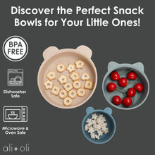 Load image into Gallery viewer, Ali+Oli (3pc) Stackable Snack Bowl Set (Blue Horizon)
