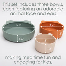 Load image into Gallery viewer, Ali+Oli (3pc) Stackable Snack Bowl Set (Citrus Splash)
