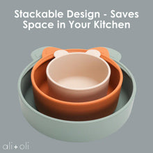Load image into Gallery viewer, Ali+Oli (3pc) Stackable Snack Bowl Set (Citrus Splash)
