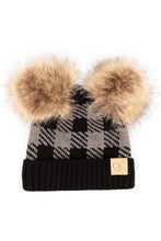 Load image into Gallery viewer, C.C Buffalo Check Baby Beanie
