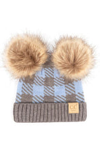 Load image into Gallery viewer, C.C Buffalo Check Baby Beanie
