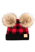 Load image into Gallery viewer, C.C Buffalo Check Baby Beanie
