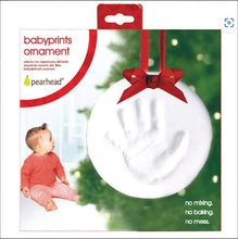 Load image into Gallery viewer, Babyprints holiday hanging keepsake ornament
