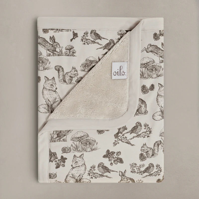 'Woodland' Nursery - Cuddle Plush Infant Blanket