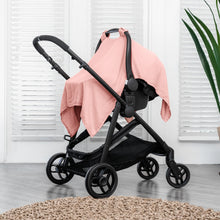 Load image into Gallery viewer, Baby Car Seat Cover in Bold Blush

