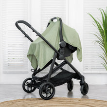 Load image into Gallery viewer, Baby Car Seat Cover in Sage
