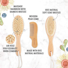 Load image into Gallery viewer, BABY HAIR BRUSH AND COMB SET
