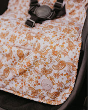 Load image into Gallery viewer, Cozy Fleece pram liner -peach paisley
