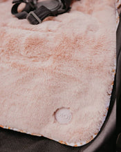 Load image into Gallery viewer, Cozy Fleece pram liner -peach paisley
