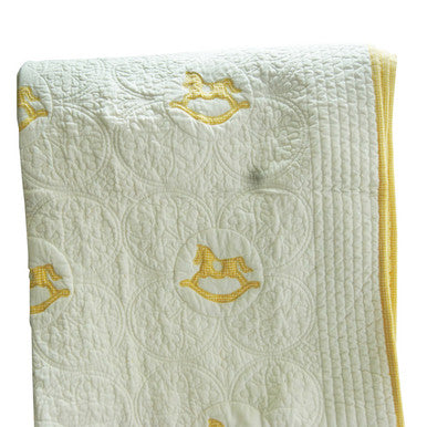 Vintage Quilted Toddler Throw