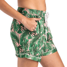 Load image into Gallery viewer, BEAUTY SLEEP SATIN PAJAMA SHORTS ( Aloha Bed  )
