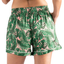 Load image into Gallery viewer, BEAUTY SLEEP SATIN PAJAMA SHORTS ( Aloha Bed  )
