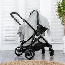 Load image into Gallery viewer, Baby Car Seat Cover in Heather Blue
