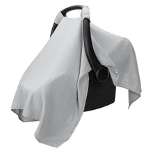 Load image into Gallery viewer, Baby Car Seat Cover in Heather Blue
