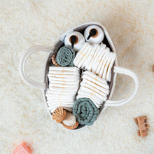 Load image into Gallery viewer, Rope Diaper Caddy by Comfy Cubs - Blush
