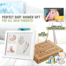 Load image into Gallery viewer, SOLO BABY HANDPRINT FOOTPRINT KEEPSAKE KIT (ALPINE WHITE)
