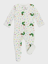 Load image into Gallery viewer, Caterpillar | Organic Zipper Footie
