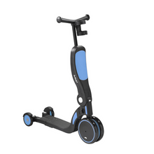 Load image into Gallery viewer, scoobi 5-in-1 Scooter Freshwater Blue/Black
