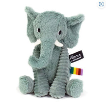 Load image into Gallery viewer, Les Ptipotos plush - elephant green
