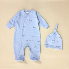 Load image into Gallery viewer, Love you layette set  blue
