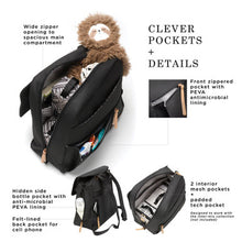 Load image into Gallery viewer, META BACKPACK IN GRAPHITE/BLACK - PETUNIA PICKLE BOTTOM
