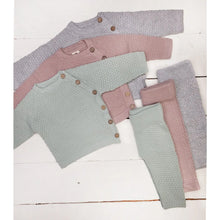 Load image into Gallery viewer, Olive and Cradle Noah Cotton Knit 2pc Shirt and Pants Baby Outfit Set
