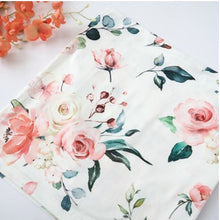 Load image into Gallery viewer, Peach floral infant baby car seat-nursing cover

