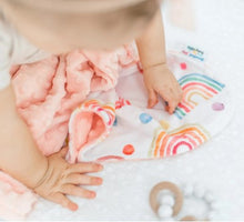 Load image into Gallery viewer, Premium baby and toddler minky blanket- rainbow
