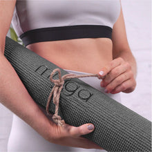 Load image into Gallery viewer, Yoga Mat - Black - Non-Slip Exercise Mat for Yoga &amp; Fitness
