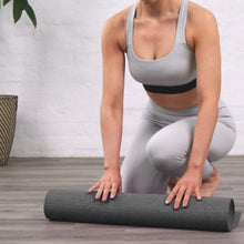 Load image into Gallery viewer, Yoga Mat - Black - Non-Slip Exercise Mat for Yoga &amp; Fitness
