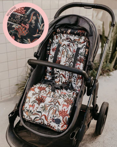 Reversible pram liner-Jungle