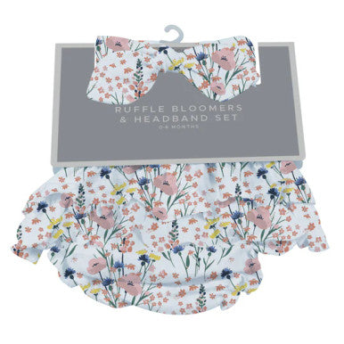 Wildflowers Ruffle Bloomers and Headband Set