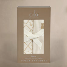Load image into Gallery viewer, &#39;Bear&#39; &amp; &#39;Duck&#39; - Jersey Swaddle Blanket Set
