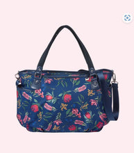 Load image into Gallery viewer, Tote Nappy bag -botanical navy
