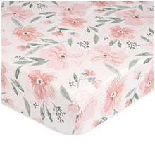 Load image into Gallery viewer, Parker Crib Fitted Sheet – Floral
