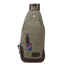 Load image into Gallery viewer, Canvas Unbalance Backpack Crossbody Sling Shoulder Bag
