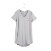 Load image into Gallery viewer, Hello Mello Let Me Sleep - Sleep Shirts (Grey)
