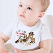 Load image into Gallery viewer, New Sheriff in Town Baby Bib
