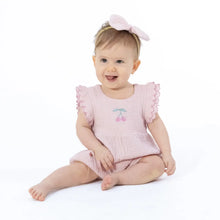 Load image into Gallery viewer, Solid Muslin Lotus - Scallop Ruffle Shortie
