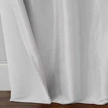 Load image into Gallery viewer, Aurora Kids Blackout Sheer Sparkle Overlay Curtain Panel (Pearl Gray)
